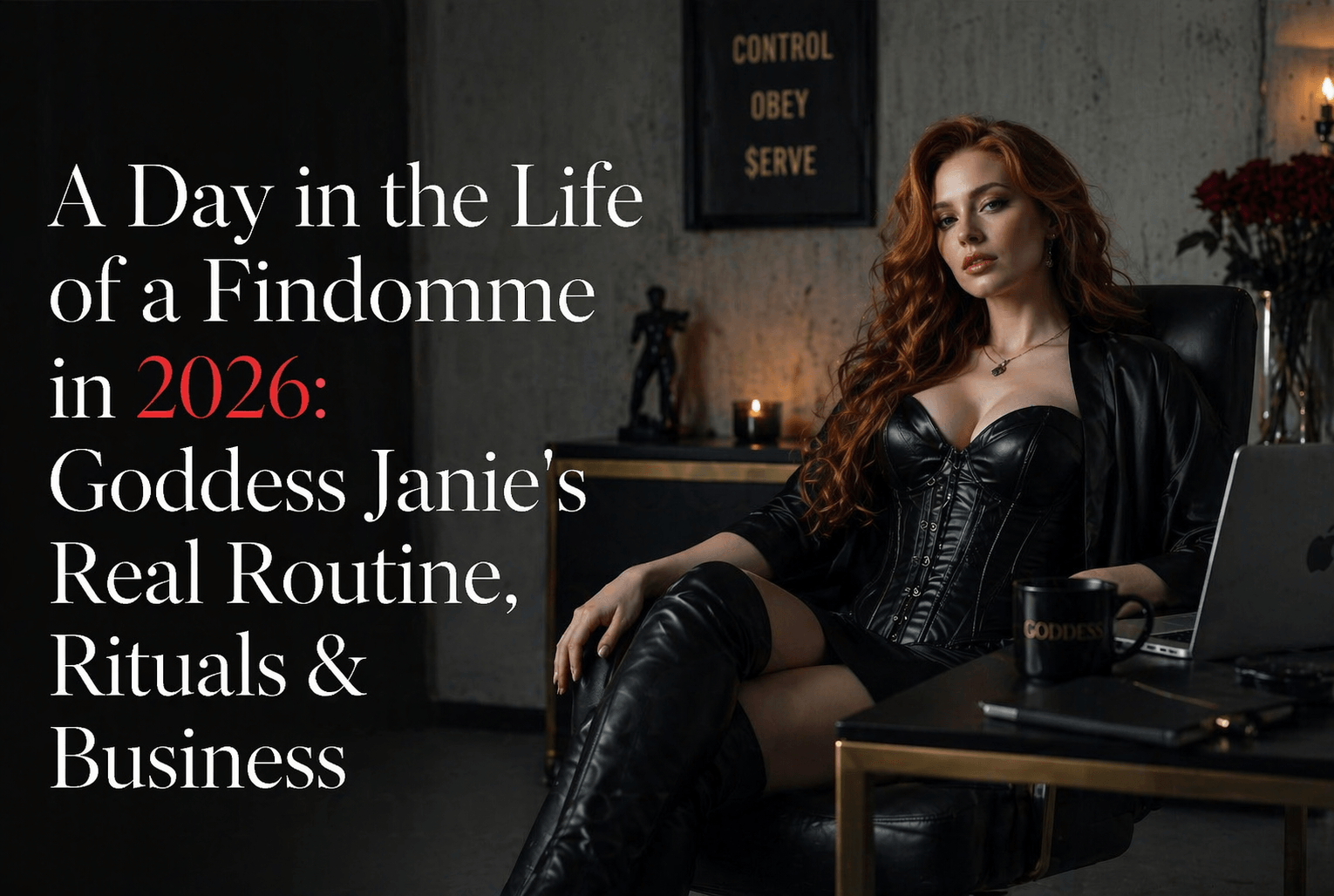 A Day in the Life of a Findomme in 2026: Goddess Janie's Real Routine, Rituals & Business
