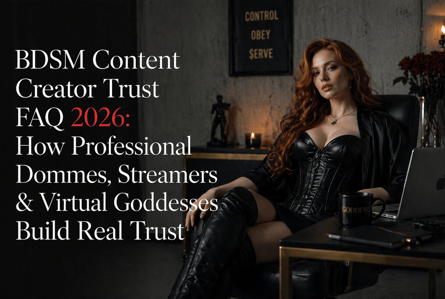 BDSM Content Creator Trust FAQ 2026- How Professional Dommes, Streamers & Virtual Goddesses Build Real Trust