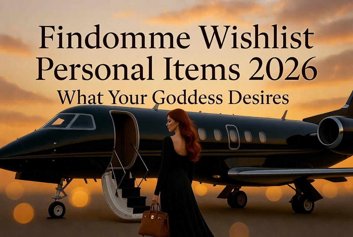 Findomme Wishlist Personal Items 2026- What Your Goddess Desires Hero