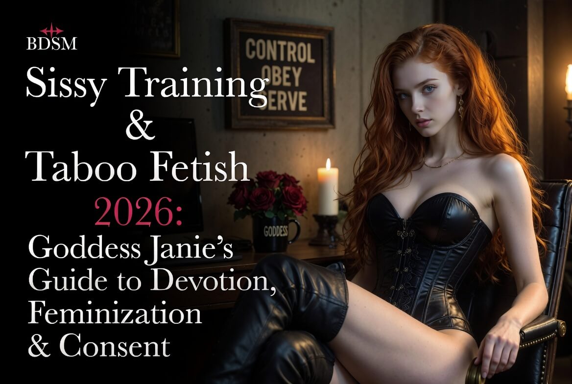 Sissy Training & Taboo Fetish 2026: Goddess Janie's Guide to Devotion, Feminization & Consent