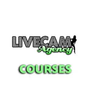 Live Cam Agency Courses Logo White Background